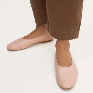 Everlane Women's Pink Ballet Flats “The Day Glove”